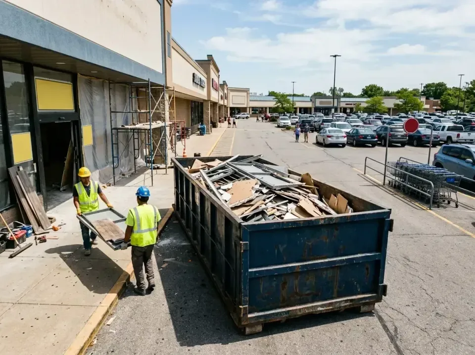 retail-store-renovation-debris-003 — frequently asked questions, Roll-off Dumpster Rentals in Missouri
